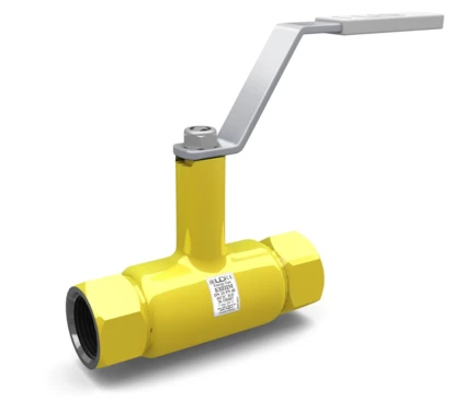 Кран шаровый резьбовой LD КШЦМ Gas 020.040.Н/П.02. стальной ст 20 Ду20 Ру40 МПа в Курске