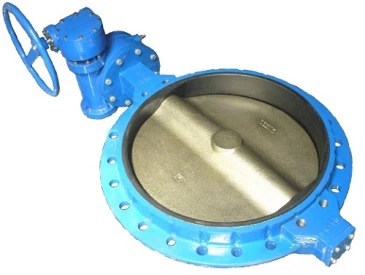 Затвор дисковый поворотный ABRA Ду1 000 Ру16 BUV-VF826D, межфланцевый, корпус - чугун, диск - чугун, редуктор, EPDM в Курске