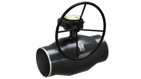 Кран шаровый LD КШЦПР Regula из стали 09Г2С Ду250/200 Ру2,5МПа с редуктором в Курске