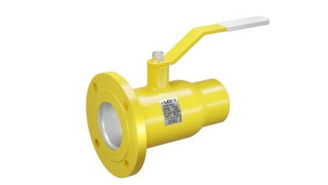 Кран шаровый LD КШЦК Gas 100.016.П/П.02. (фланец/приварка) стальной ст.20 Ду100 Ру16 МПа в Курске